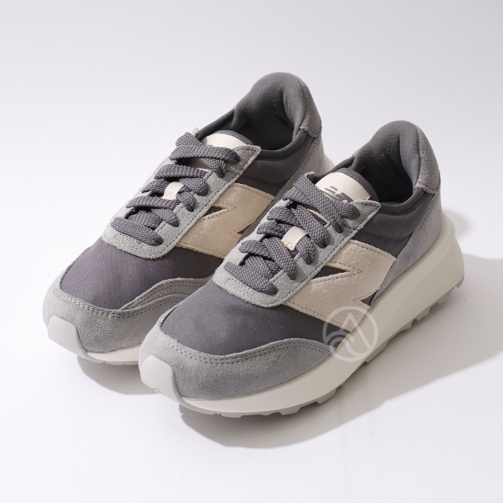 New Balance 370 男鞋 女鞋 米灰色 中性 拼接 麂皮 復古 日常 運動鞋 休閒鞋 U370PD