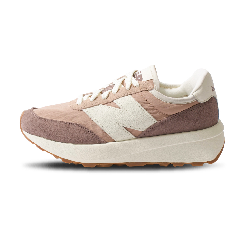 New Balance 370 男鞋 女鞋 米棕色 中性 拼接 麂皮 復古 日常 運動鞋 休閒鞋 U370VF