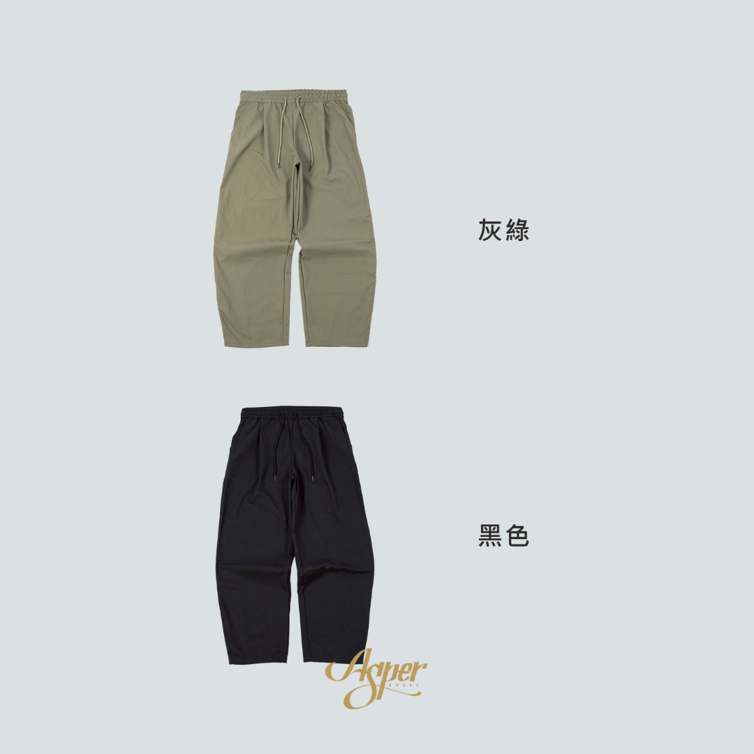 SBG 日系寬鬆打折長褲 V0001