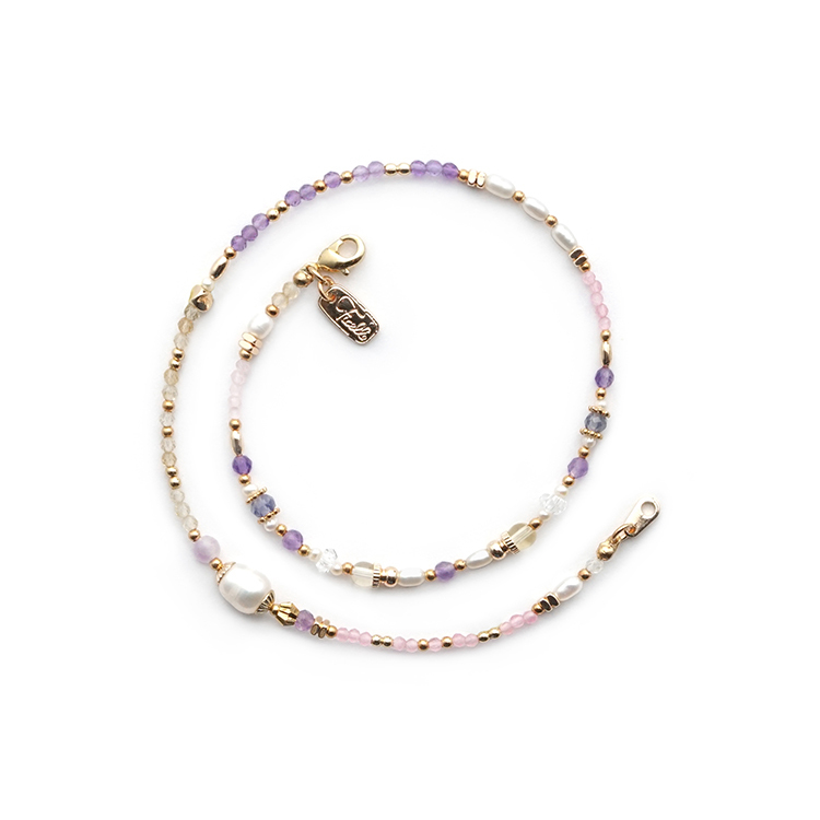 世界盡頭的戀人 – 珍珠紫水晶 – 手鍊