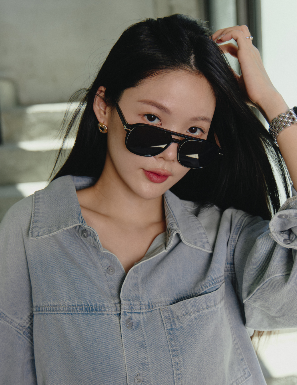 率性膠框飛行墨鏡