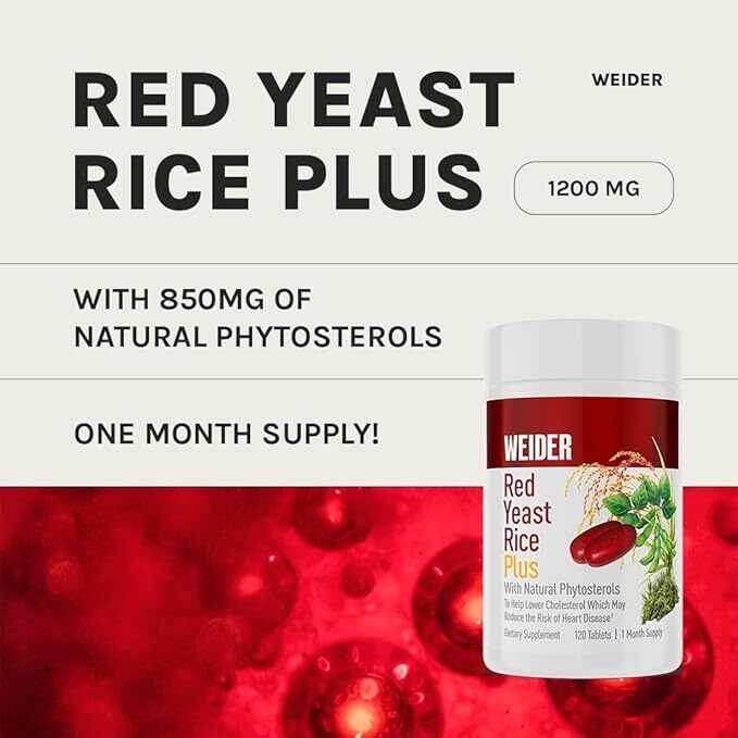[S] WEIDER RED YEAST RICE PLUS, 240 TABLETS, SZZ650 (SZZ650)
