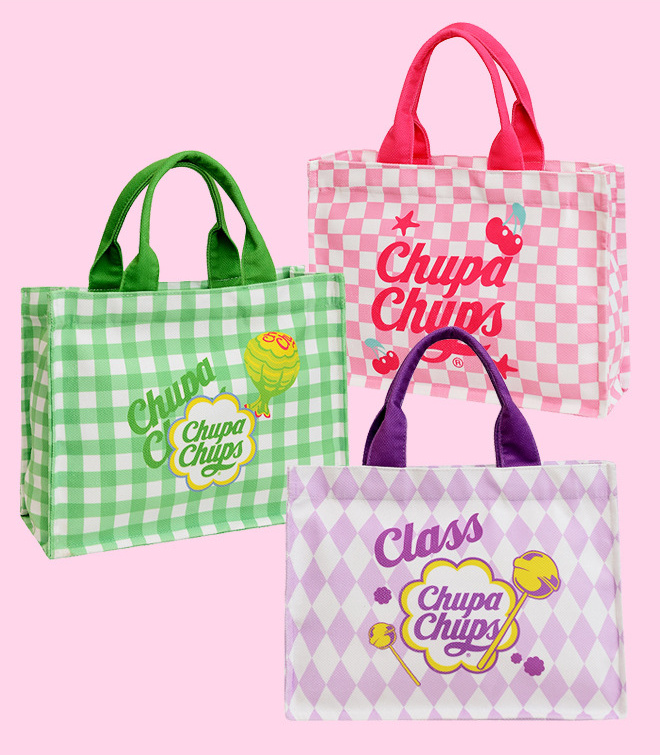正版珍寶珠Chupa Chups帆布手提包