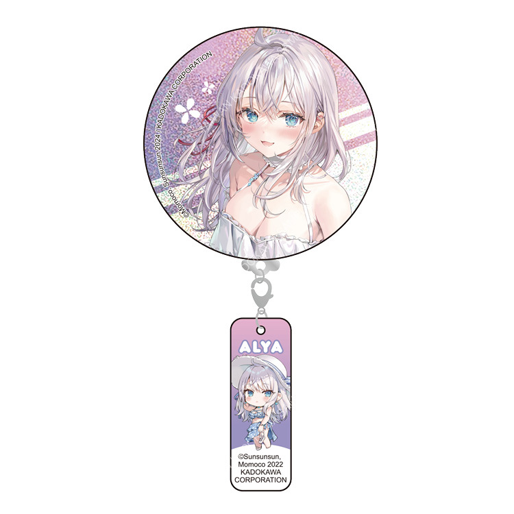 不時輕聲地以俄語遮羞的鄰座艾莉同學(原作) 雷射胸章吊飾 B