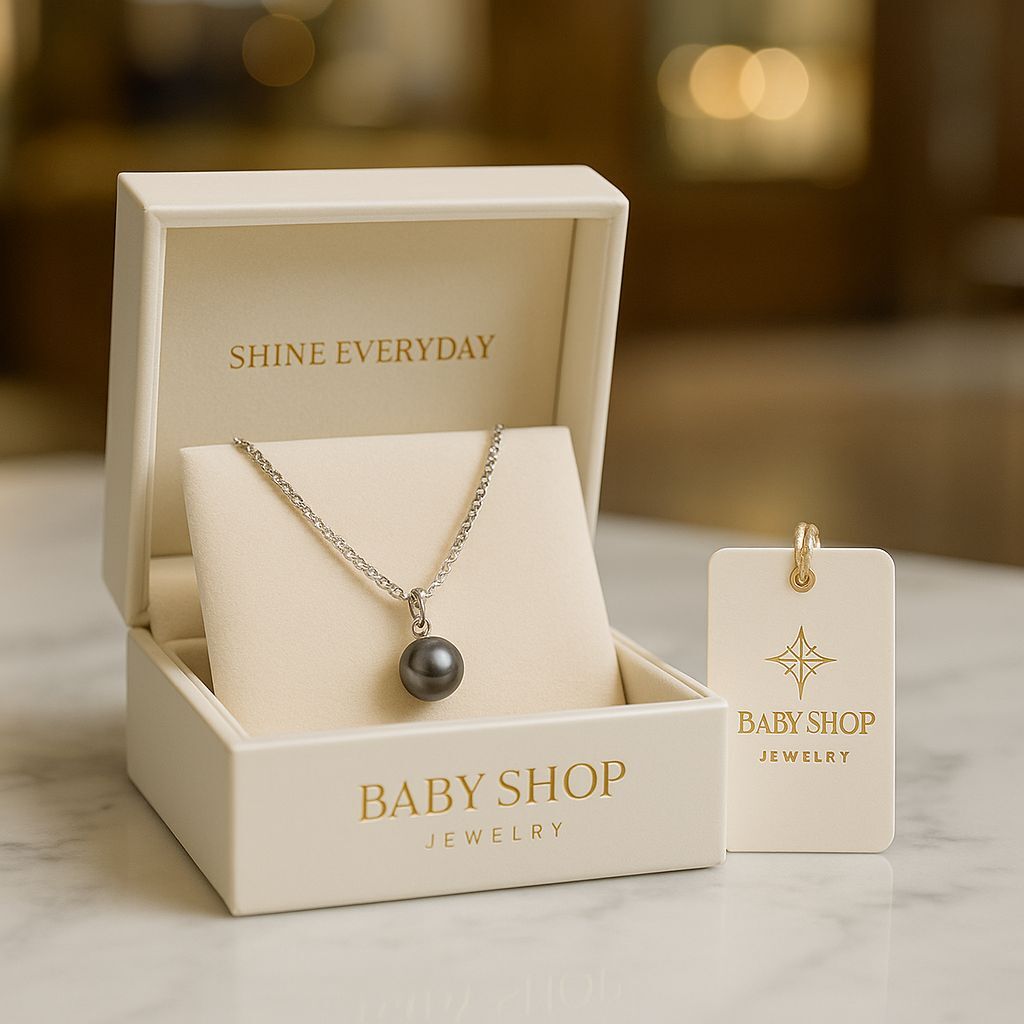 【預購】KK090201 大溪地黑珍珠頸鏈