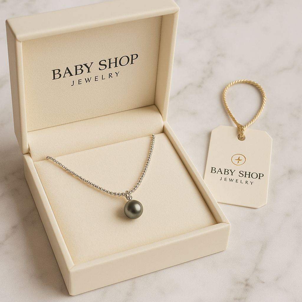 【預購】KK090201 大溪地黑珍珠頸鏈