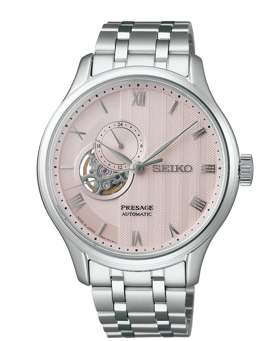 Seiko 精工 Presage Japanese Garden Roman numerals analog Mechanical automatic watch SSA465 / SARY261, SSA466 / SARY262 , SSA468 / SARY264 日本花園羅馬數位指針式機械式自動腕錶