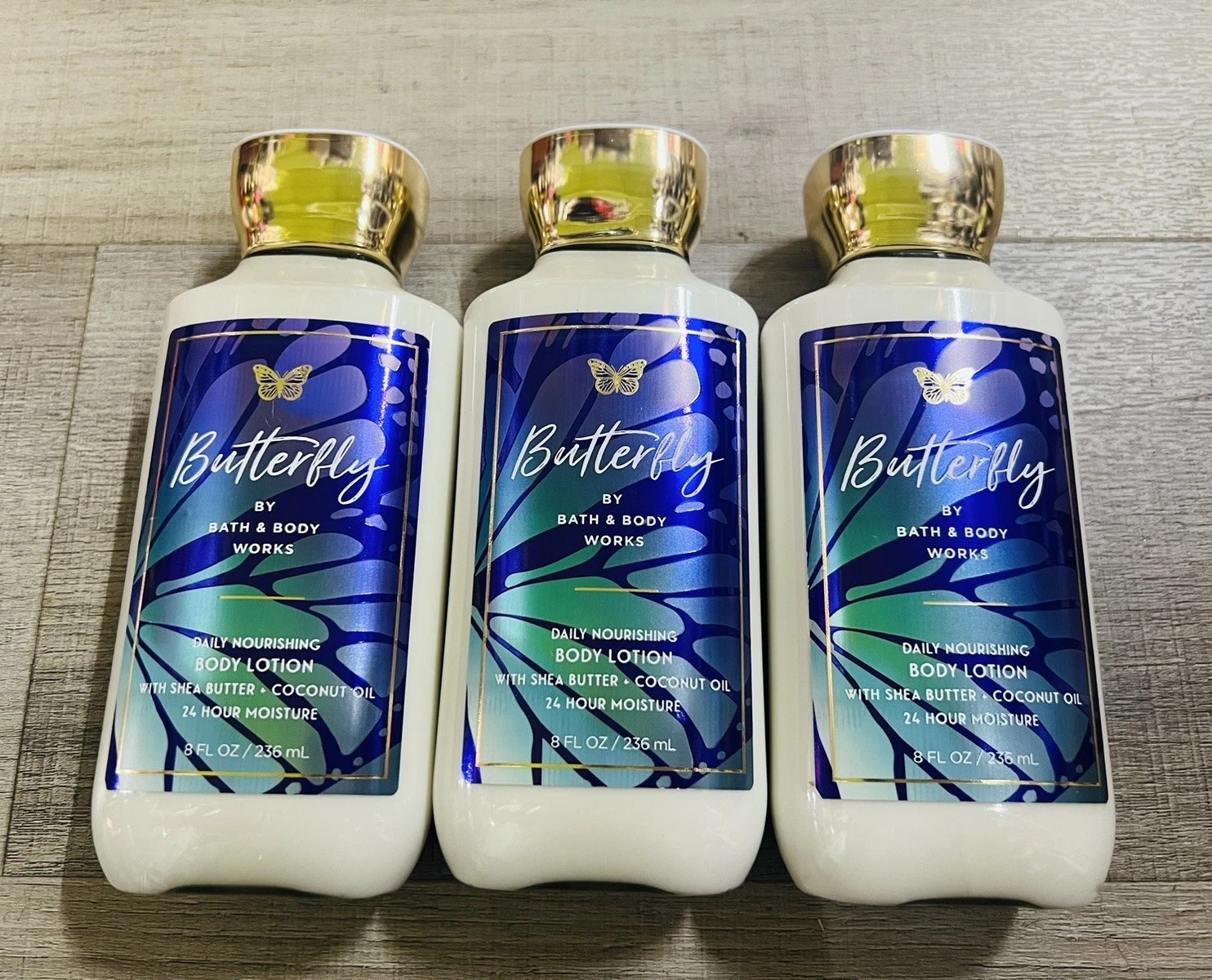 [S] BEAUTY BATH & BODY BUTTERFLY BODY LOTION 8FL OZ/236ML, 0667659325153 (SBU543)