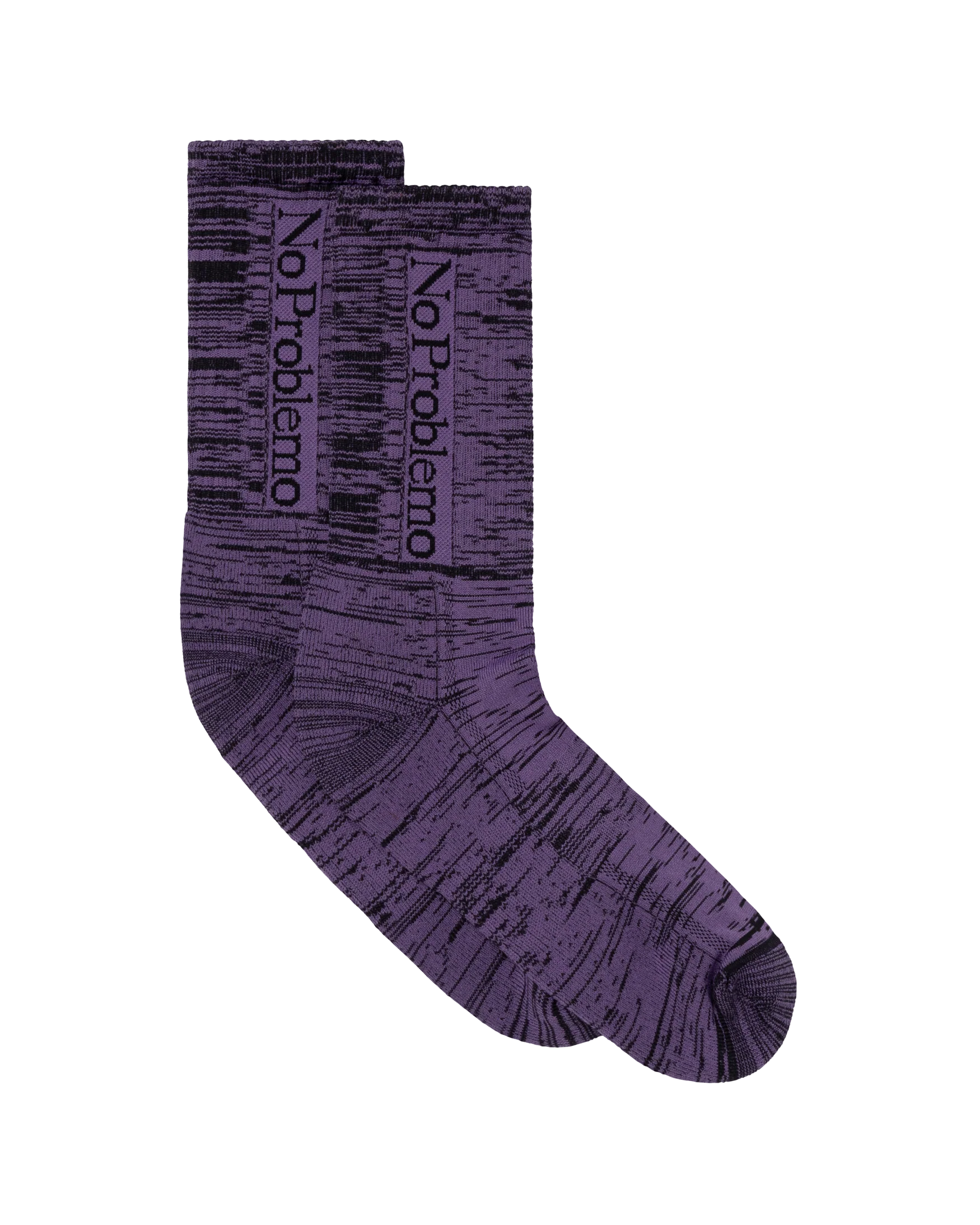 No Problemo｜No Problemo Glitch Sock "purple"