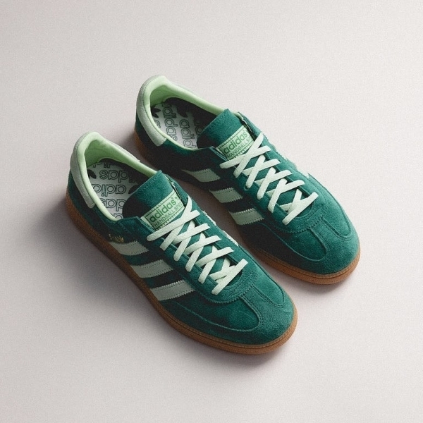 ADIDAS 休閒鞋 HANDBALL SPEZIAL W 綠色 麂皮 復古 德訓鞋 女 IE5896