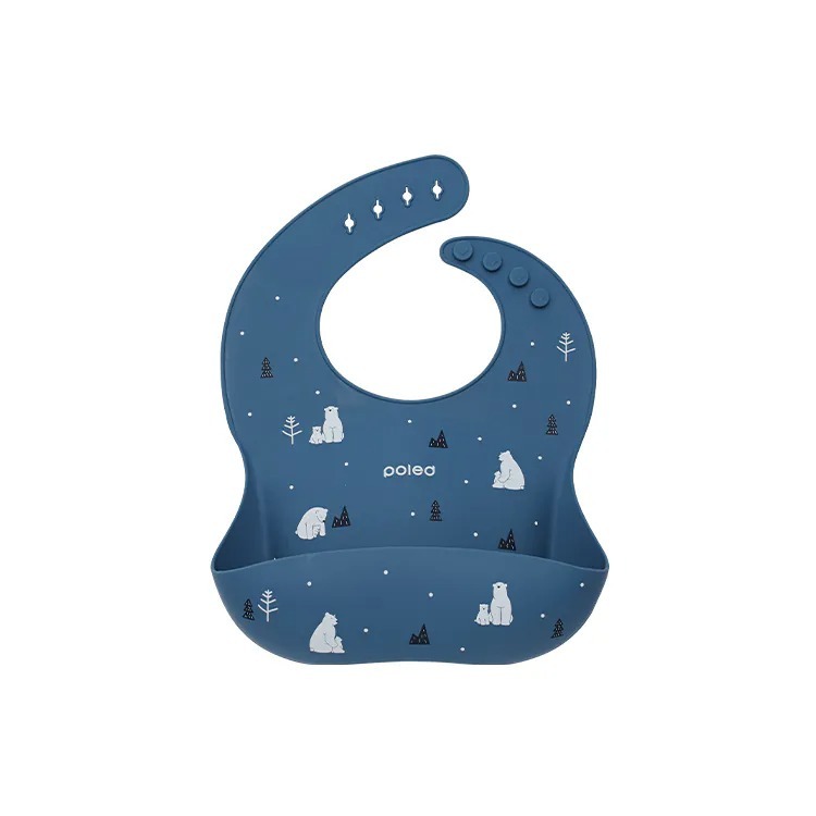 Poled 童趣鉑金矽膠圍兜