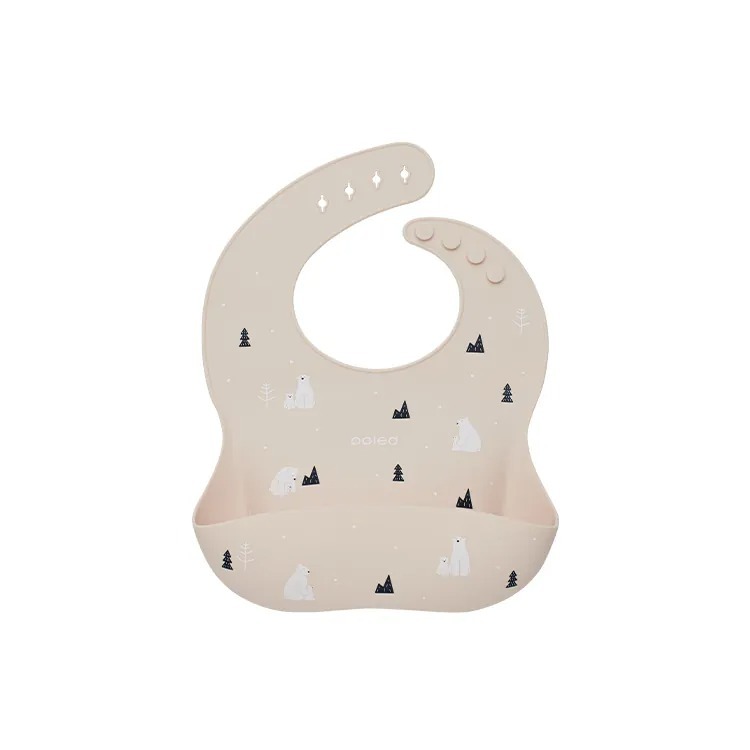 Poled 童趣鉑金矽膠圍兜