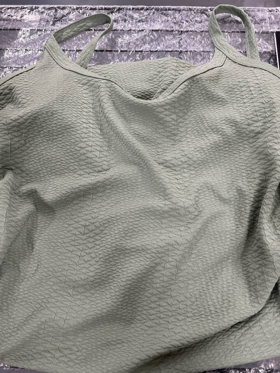 [S] DKNY LILY PAD WOMENS JACQUARD RUCHED SLEEVELESS ACTIVE TANK DRESS, DP4D4838-LYP (SD1559)