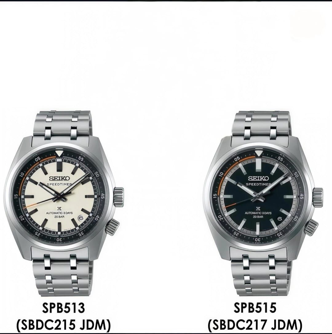 Seiko 精工 Prospex SPEEDTIMER Analog Mechanical Automatic Metal Strap Watch SBDC215 /SPB513 SPB513J1 SBDC217 / SPB517 SPB217J1 指針式自動機械金屬錶帶腕錶
