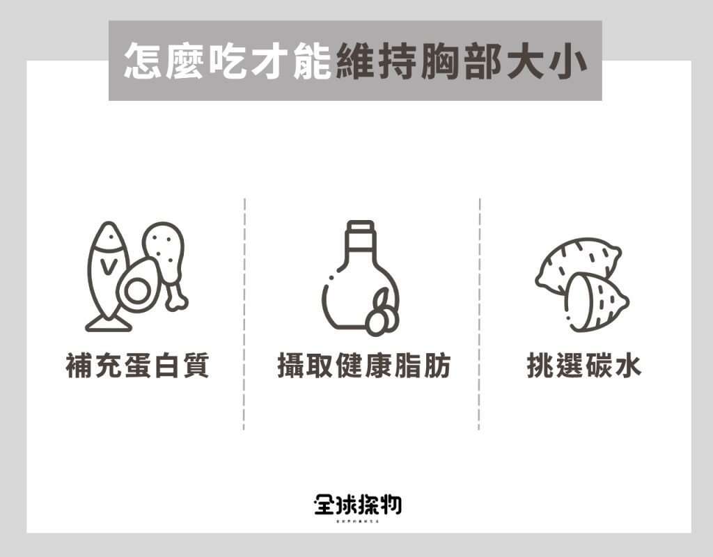 怎麼吃才能維持胸部大小