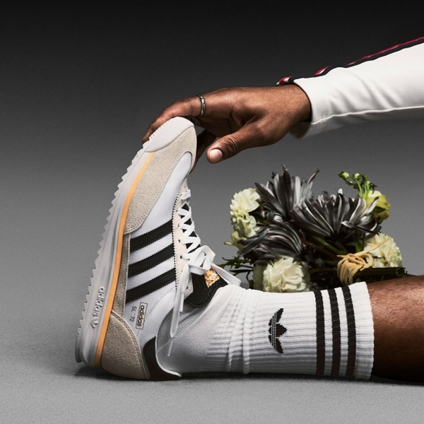 ADIDAS 休閒鞋 SL 72 RS 白黑黃 復古 慢跑鞋 男 IH4823