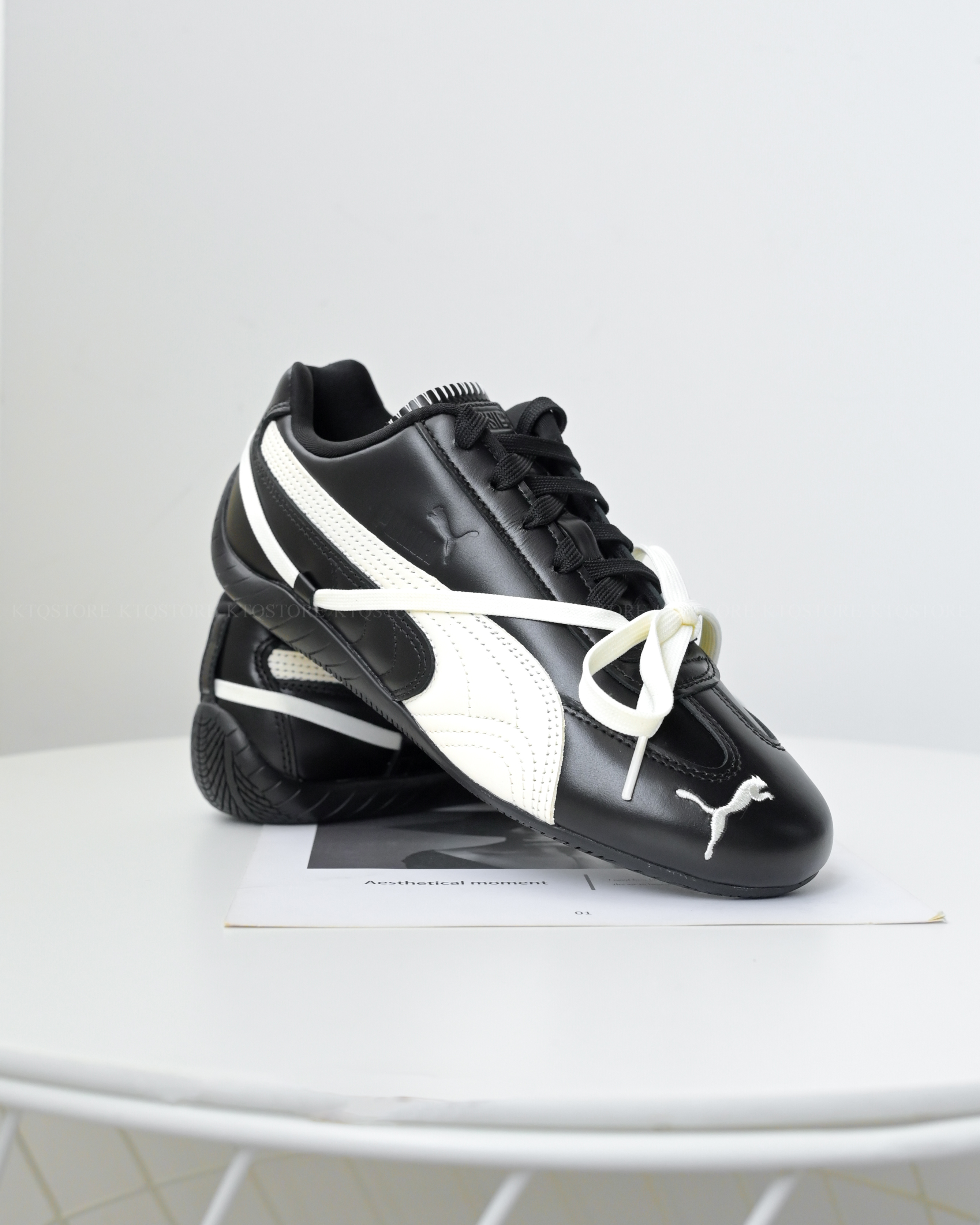 KTQ STORE ‧ Rosé x Puma Speedcat Premium "Black Warm White" 黑白 404391-01