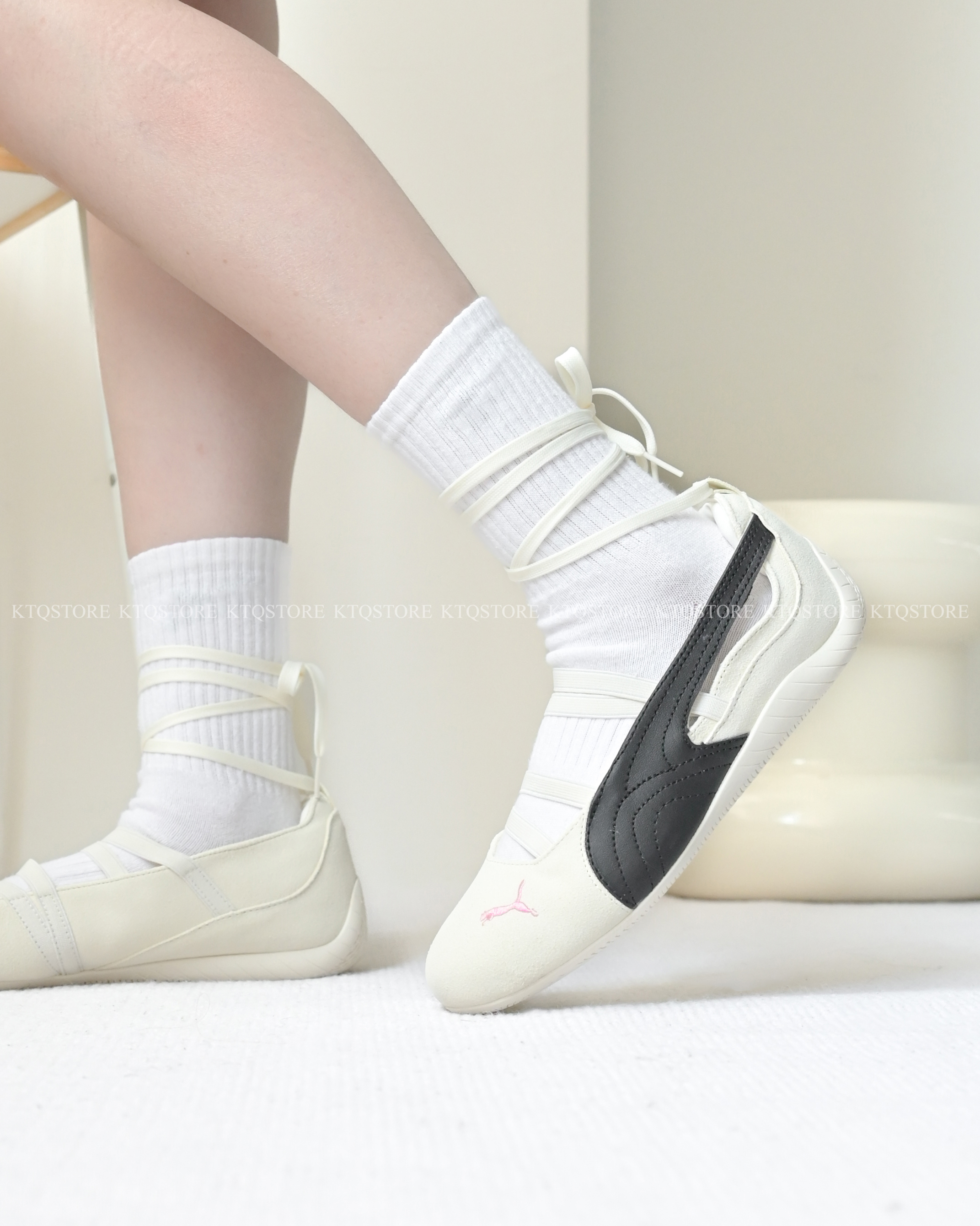 KTQ STORE ‧ Rosé x Puma Speedcat Ballet "Rosé White" 白粉 404395-01