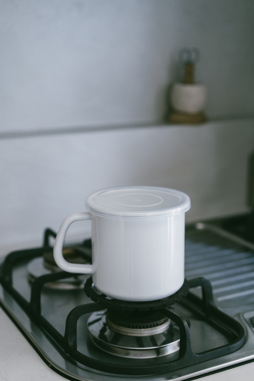 野田琺瑯日本製把手丸型盒