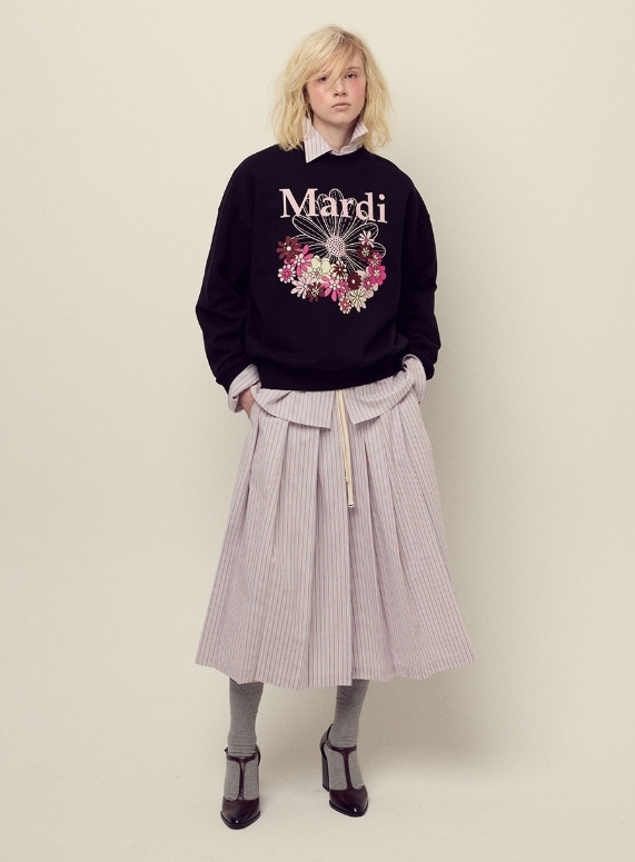 【韓國預購】MARDI KR090203 COTTON PLEATED 長裙