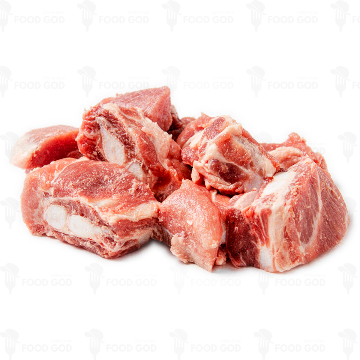 西班牙白豚天然豬軟骨(約250-300克)｜無激素｜BBQ｜豬骨｜排骨｜膠原蛋白 (急凍-18°C)