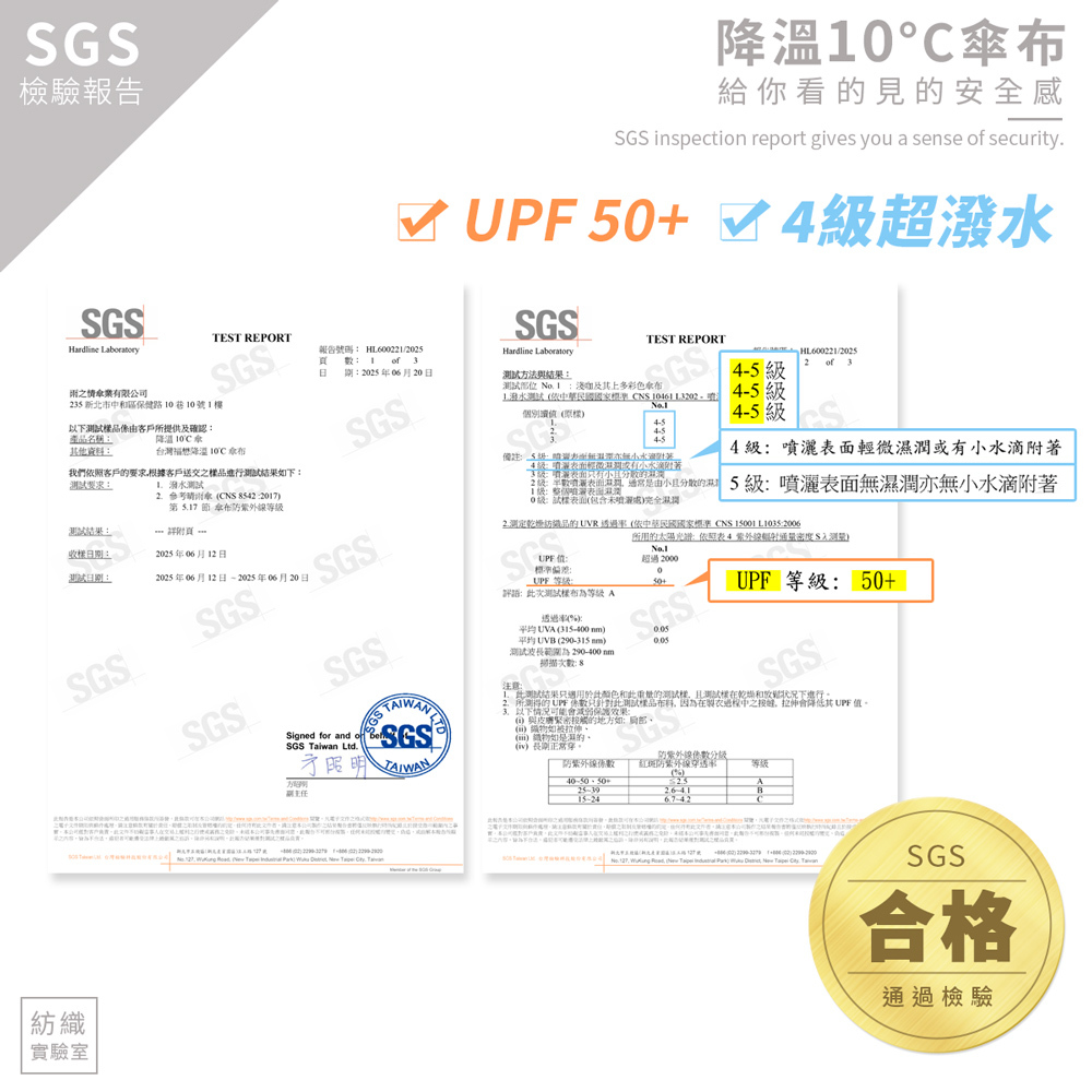 SGS 合格檢驗證明