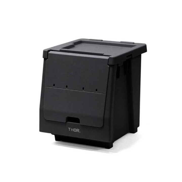THOR 20L 可堆疊層架收納箱 黑/綠/灰 Stacking Shelf Container