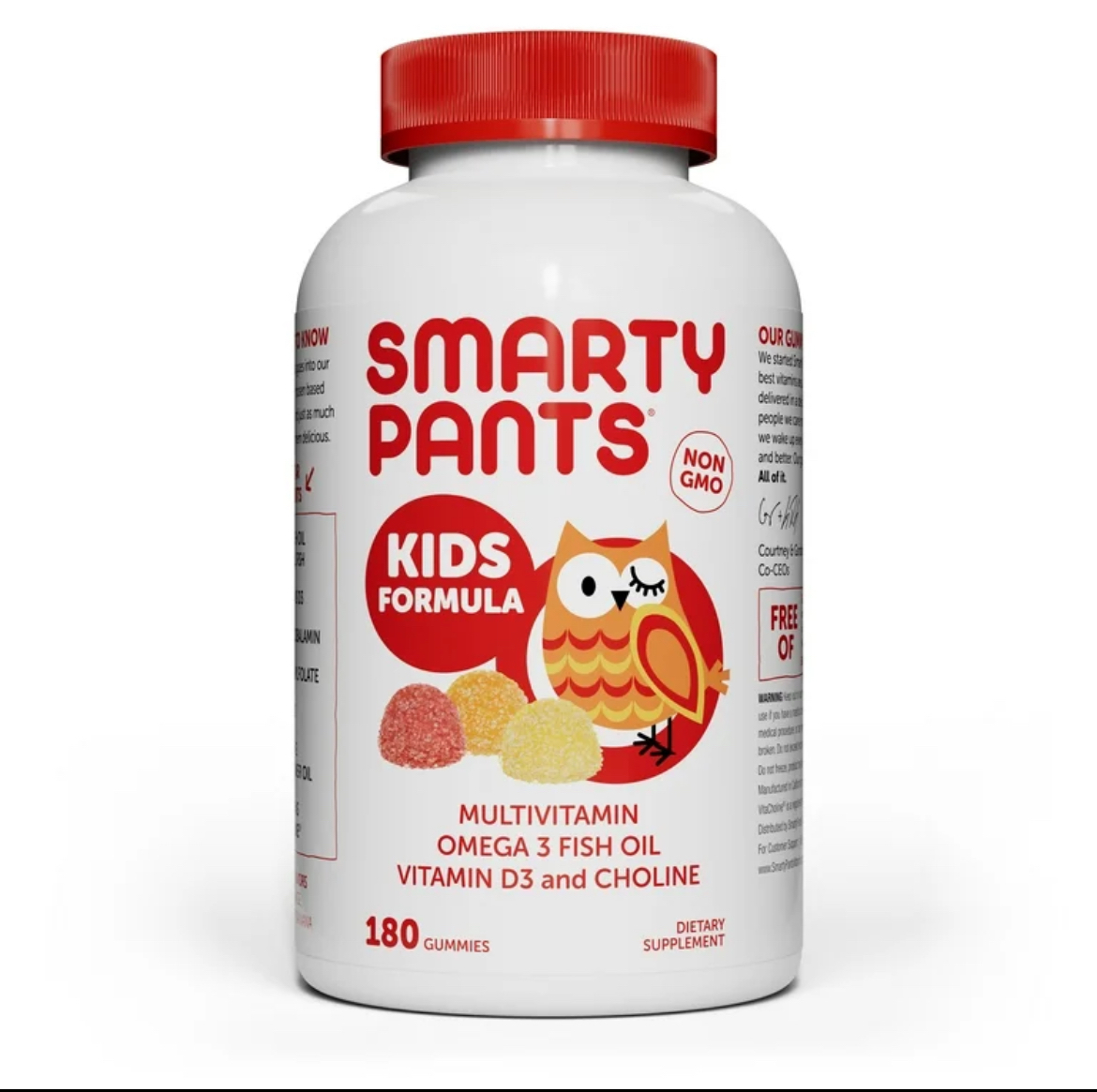 [S] SMARTY PANTS KIDS COMPLETE MULTIVITAMIN, 180 GUMMIES, 851356004651 (SZZ668)