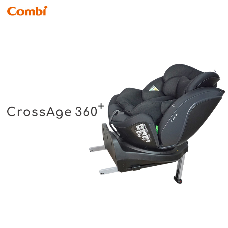 CrossAge 360 Plus ISOFIX 成長型汽車安全座椅 (黑色) -81364