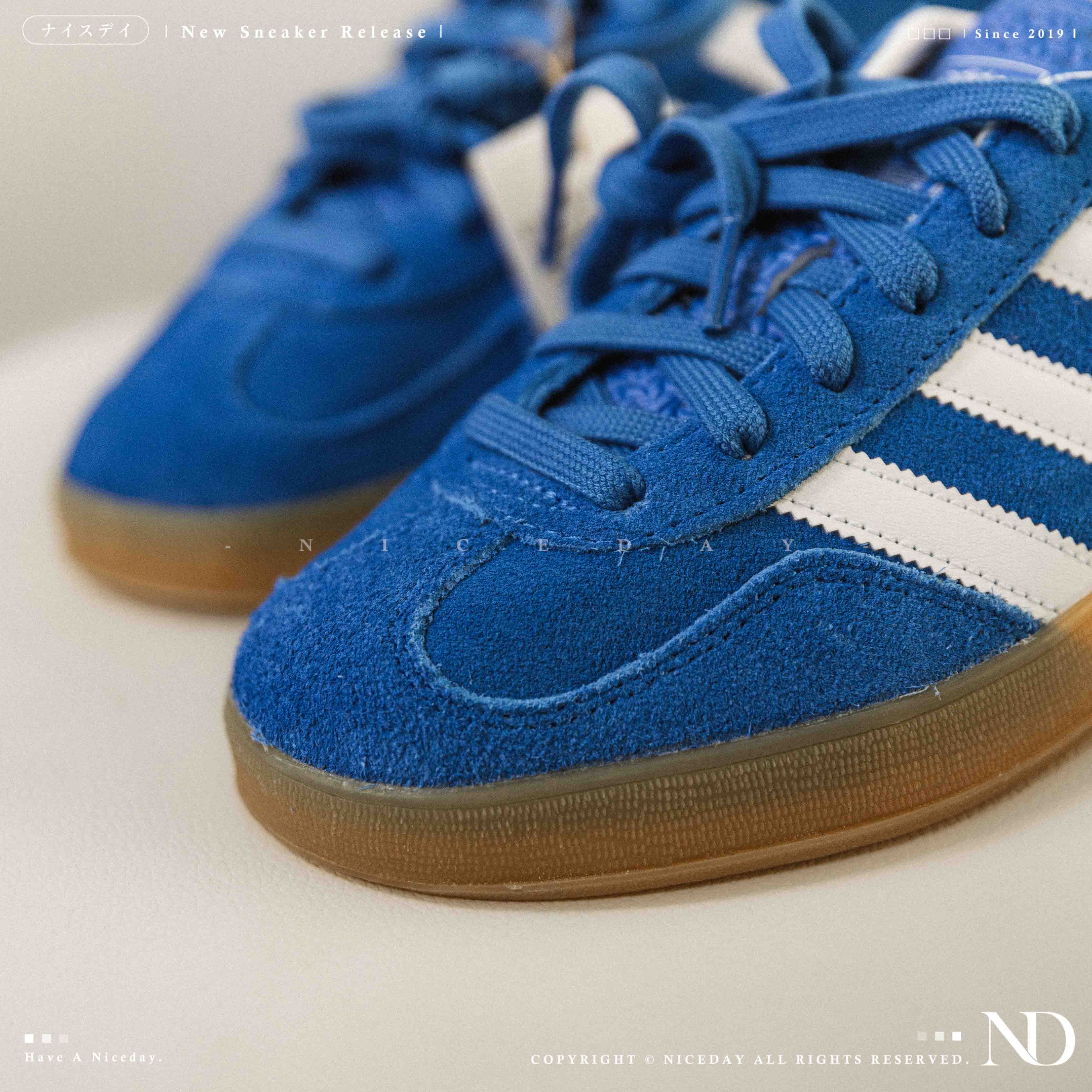 NICEDAY 調貨 ADIDAS GAZELLE INDOOR 愛迪達 藍色 寶藍 德訓鞋 麂皮 焦糖底 JI2061