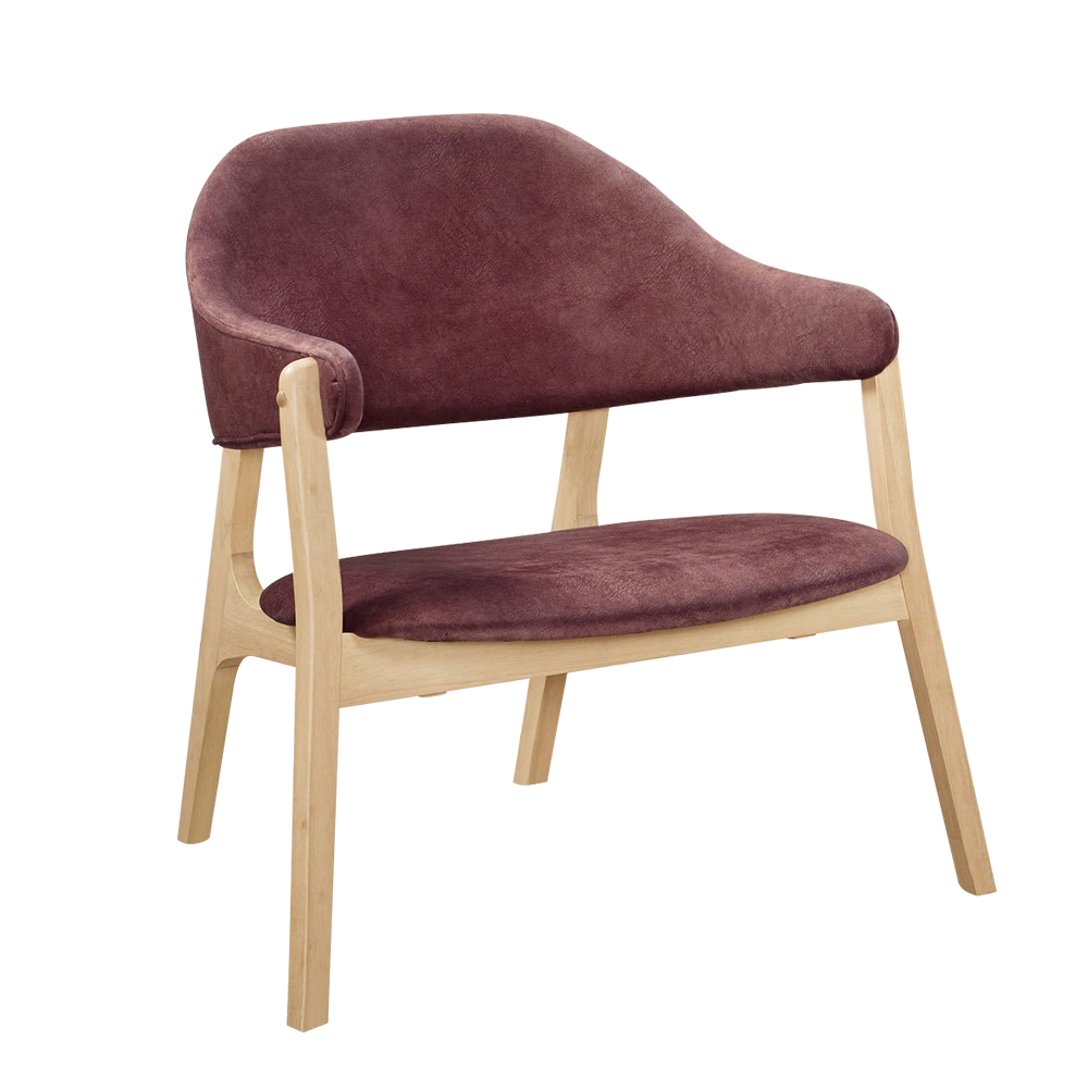 蕾拉實木扶手餐椅/單椅/休閒椅/洽談椅