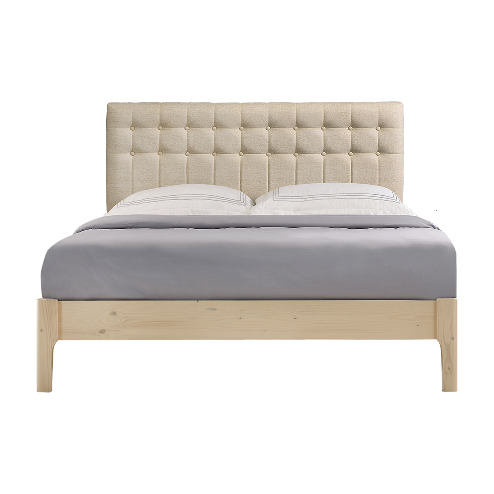 出清-瑞歐耐磨皮革實木床架/床組