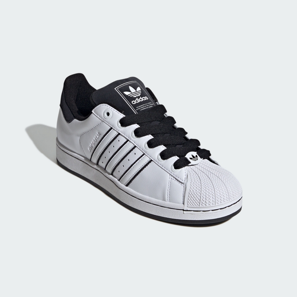 ADIDAS 休閒鞋 SUPERSTAR 白藍 金扣 貝殼頭 復古 男 ID1373