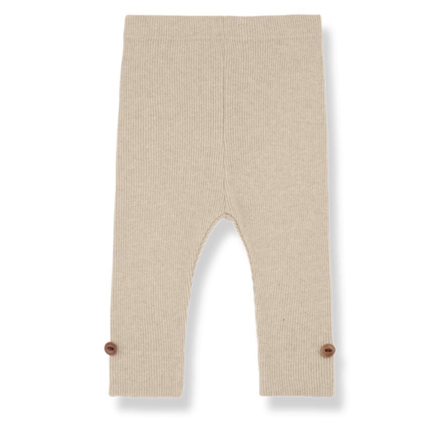 1+ in the family 羅紋木扣貼身褲 SINA tortora