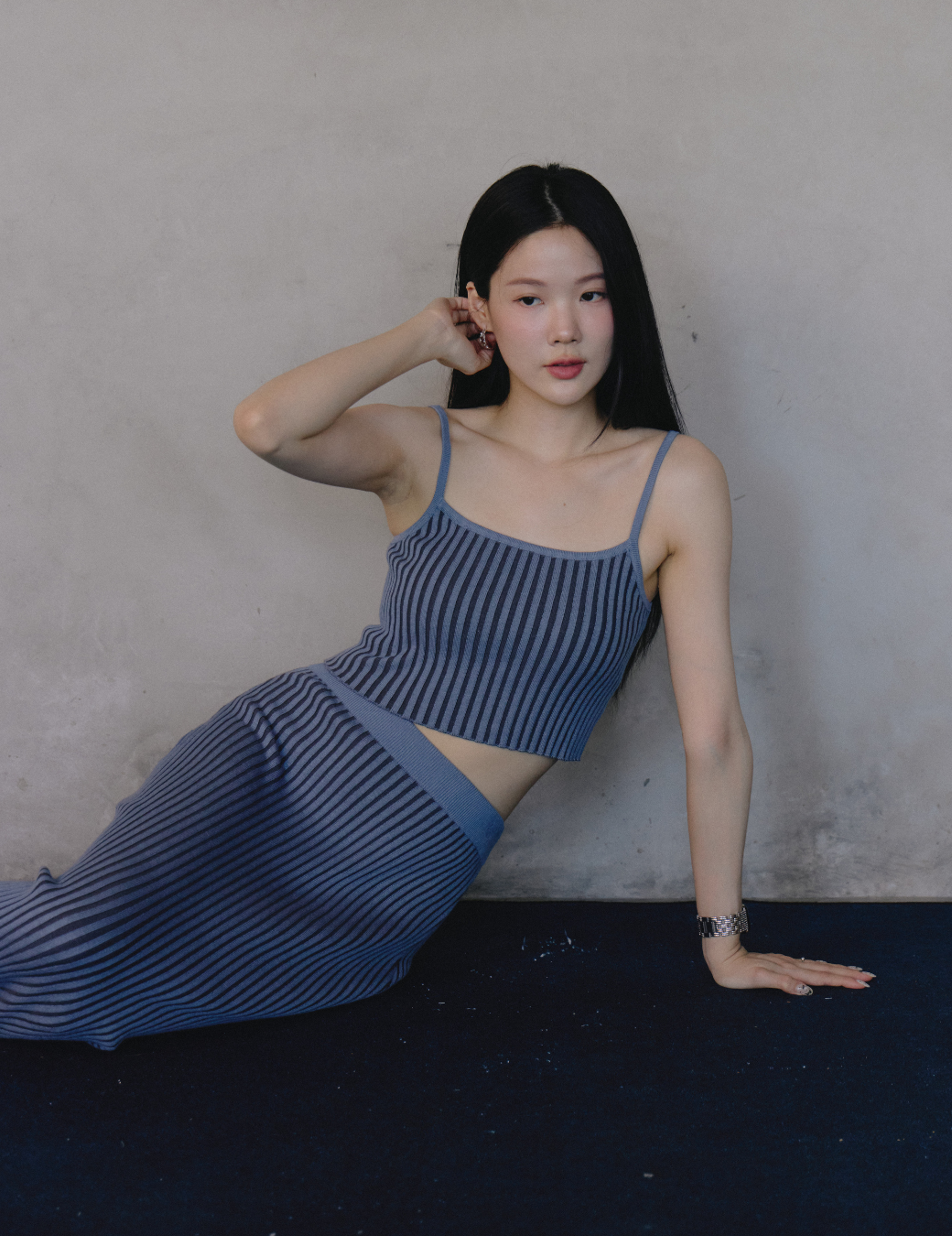 彈性坑條細肩背心（2尺寸）