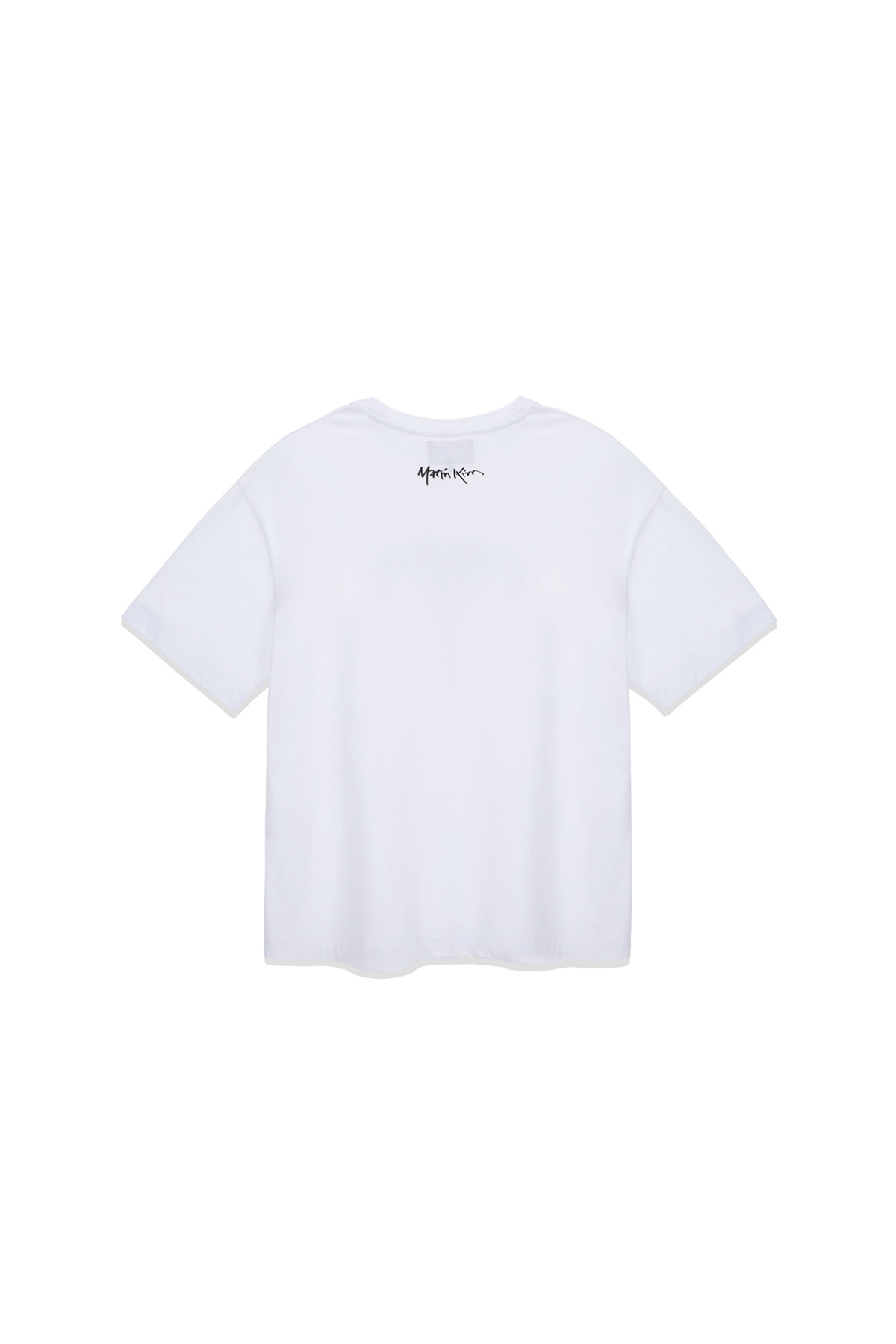 韓文元素LOGO上衣 白色