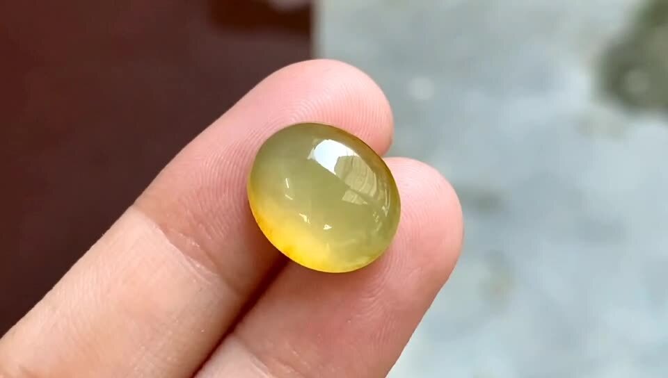 72436 翡翠黃金蛋面