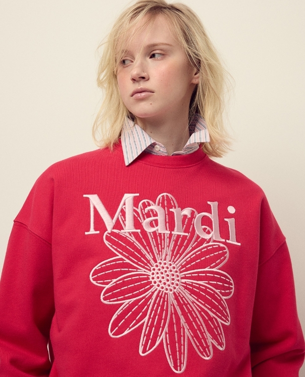 【韓國預購】MARDI KR090204 SWEATSHIRT FLOWER 衛衣