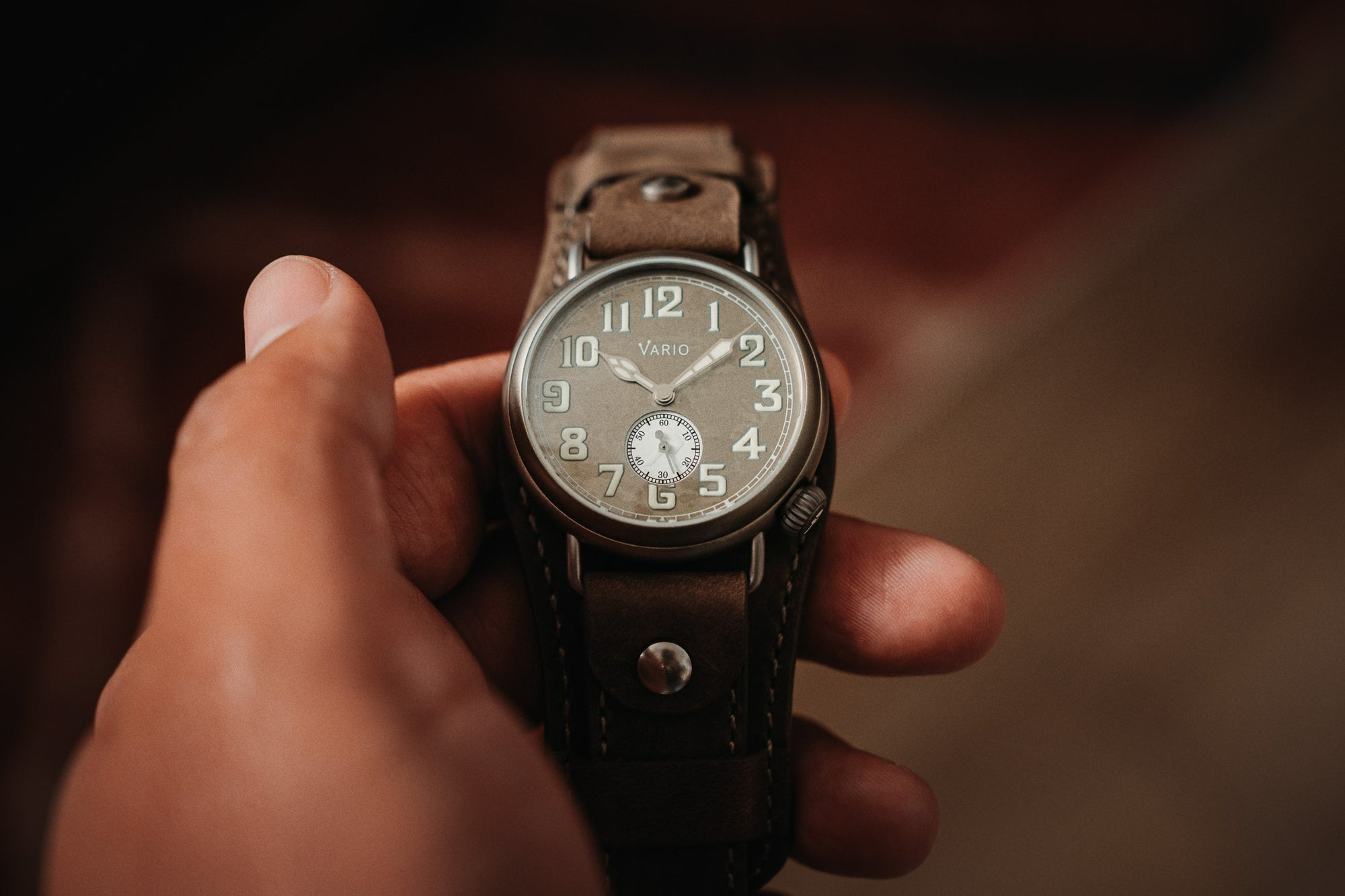 VARIO x RZE UltraHex™ Titanium Trench Timascus Watch