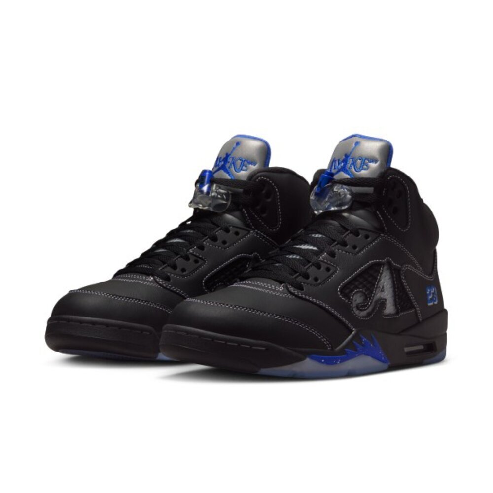 Awake NY x Nike Air Jordan 5 Retro Racer Blue 黑藍色 DV4982-004