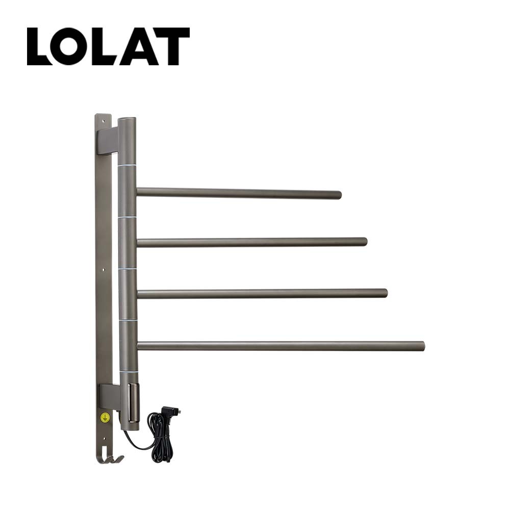 LOLAT不鏽鋼304電熱毛巾架-圓四桿A4232A-ZZH