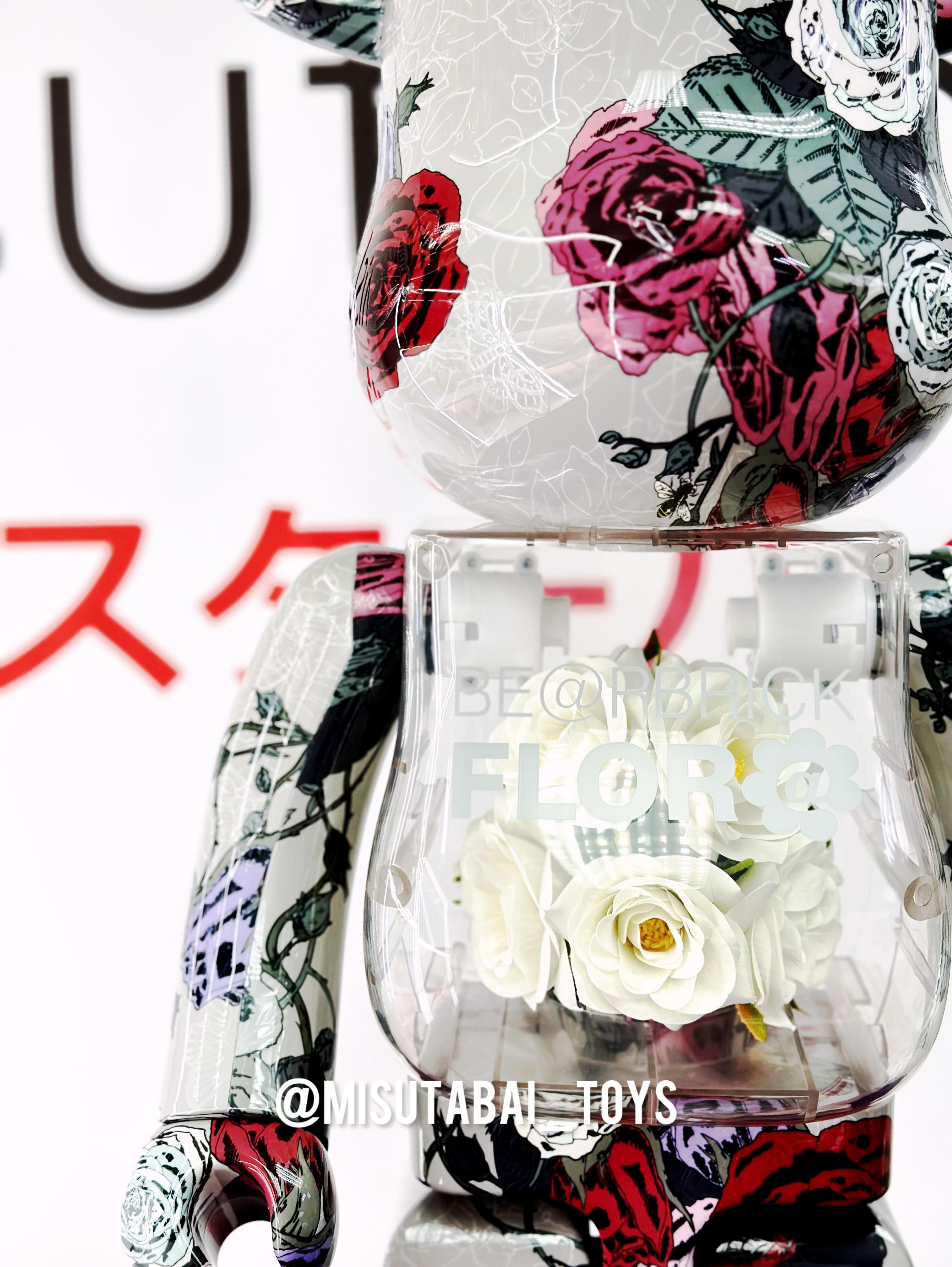 1000% BE@RBRICK FLOR@ GLOW IN THE DARK