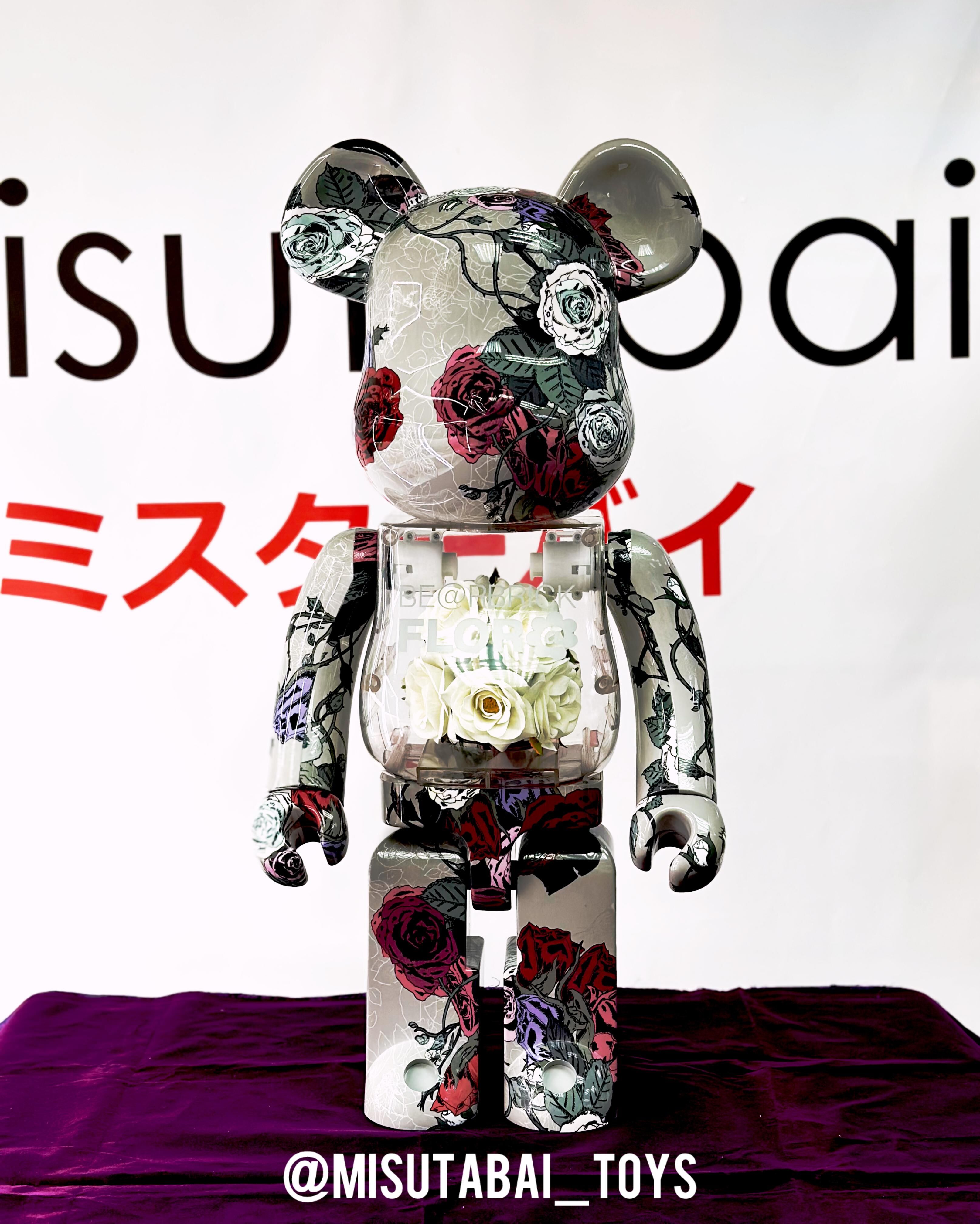 1000% BE@RBRICK FLOR@ GLOW IN THE DARK