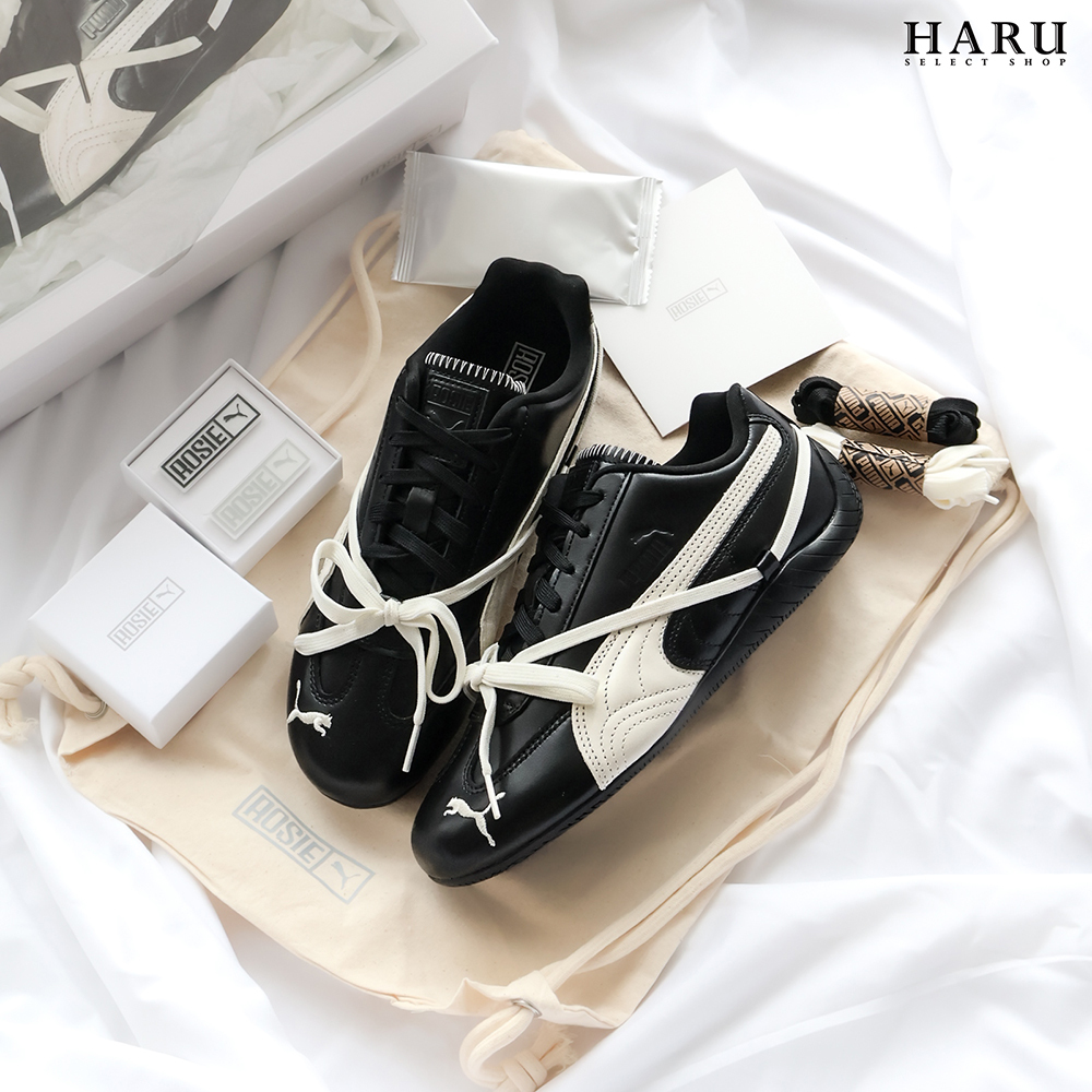 Rosé 朴彩英 x Puma Speedcat Premium 黑白 白黑 皮革 miumiu 解構 雙鞋帶 賽車鞋 德訓鞋 404391-01 404390-01