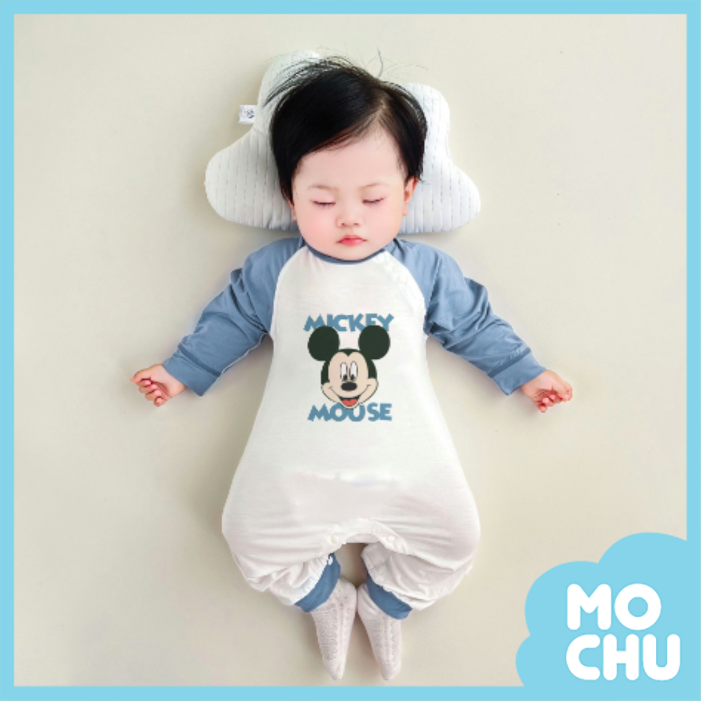 米奇鼠薄款長袖連身衣