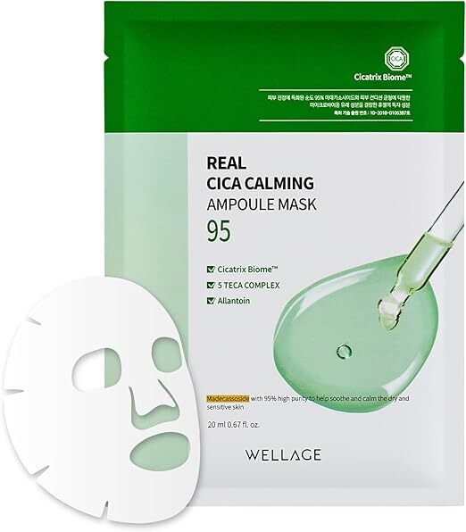 [S] BEAUTY DB WELLAGE REAL CICA CALMING AMPOULE MASK 10, 8809619272431 (SBU480)