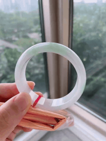 7245844 54.7mm冰飄綠正圈翡翠手鐲 (54-56)