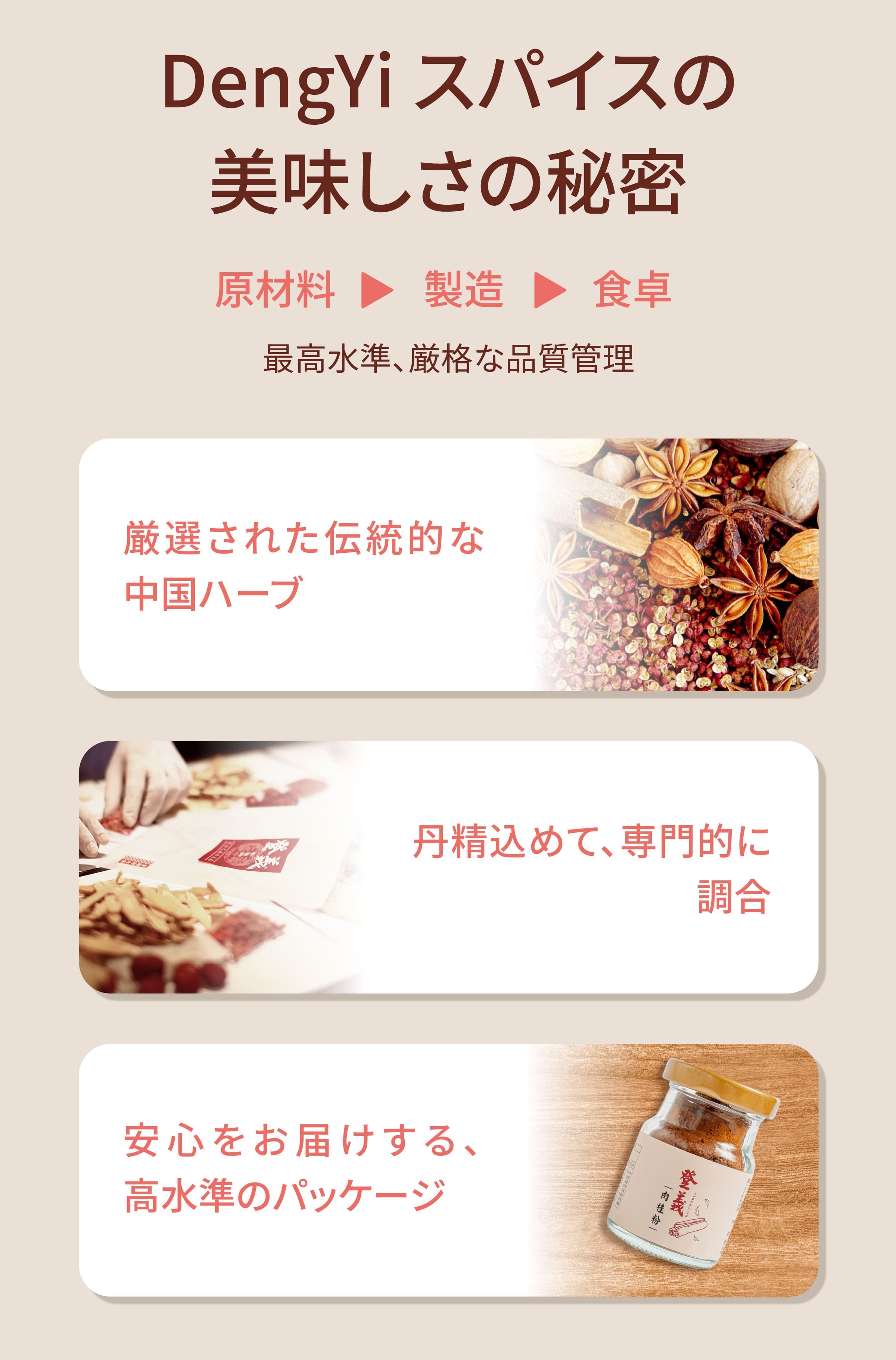 Dengyi スパイスの秘密