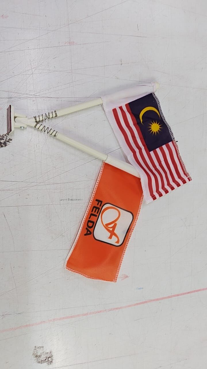 (Polymesh) Felda Spring Flag Two Side Print *Ready Stock*
