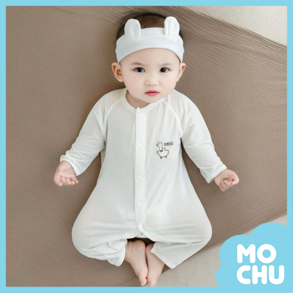 嘎嘎鴨天絲薄款長袖連身衣